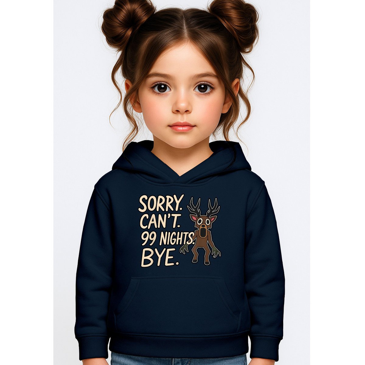 BLUZA DZIECIĘCA Z KAPTUREM 99 NOCY W LESIE ROBLOX 122-128 PREZENT