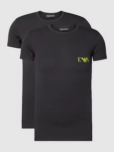 T-shirt z nadrukiem z logo - Piżamy męskie - miniaturka - grafika 1