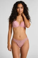Majtki damskie - Hunkemöller Stringi z niskim stanem Madison Fioletowy - miniaturka - grafika 1