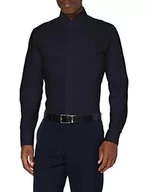 Koszule męskie - Seidensticker Męska koszula biznesowa – łatwa do prasowania, wąska koszula – Slim Fit – długi rękaw – kołnierz typu kent – 100% bawełna, czerwony, 40 PL - miniaturka - grafika 1