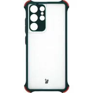 Etui i futerały do telefonów - Bizon Etui Case AntiShock Hybrid Galaxy S21 Ultra ciemnozielone BCASHGALS21UDGN - miniaturka - grafika 1