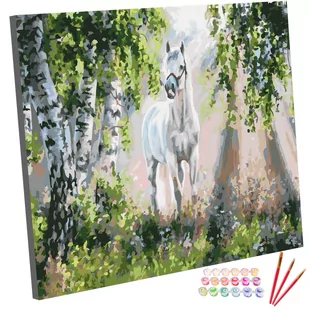 Zestaw do malowania po numerach, 40x50 cm, Koń w Słońcu - Malowanie po numerach - miniaturka - grafika 1