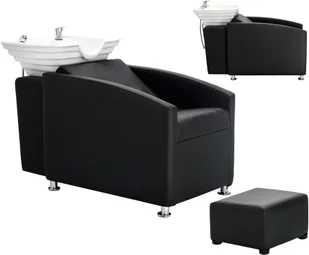 Myjnia myjka fryzjerska barberska Solin do salonu fryzjerskiego barberskiego ceramiczna misa armatura bateria słuchawka - Myjki fryzjerskie - miniaturka - grafika 1