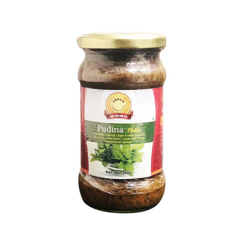 Pikle miętowe Annam Pudina Pickle 300g - świeże ziołowe pikantne