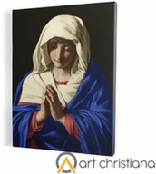 Ikony i obrazy sakralne - Matka Boża modląca się - obraz religijny na płótnie - miniaturka - grafika 1