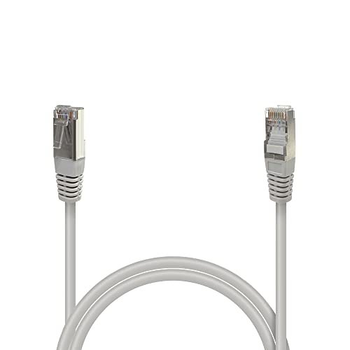 waytex 33810 Kabel sieciowy RJ45 Cat 6a S/FTP LSOH Szary 0,50m