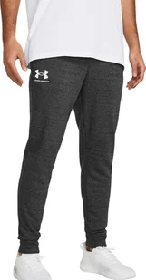 Spodnie męskie Under Armour Rival Terry Jogger szare 1380843 025 L - Spodnie sportowe męskie - miniaturka - grafika 1