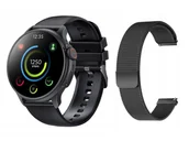 Smartwatch - GlacierX Aura Black + Bransoleta mesh GX-AC60 BM - miniaturka - grafika 1