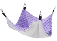 Akcesoria dla gryzoni - MIMIKO Pets Hamak 35x40cm wrzosowy - miniaturka - grafika 1
