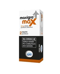 POLPHARMA Maxigra Max 50 mg x 2 tabl - Potencja i libido - miniaturka - grafika 1