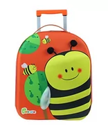 Walizki - Bayer Chic 2000 Bouncie wózek dziecięcy z motywem pszczeli 3D, walizka podróżna dla dzieci, bagaż dziecięcy, pomarańczowy - miniaturka - grafika 1