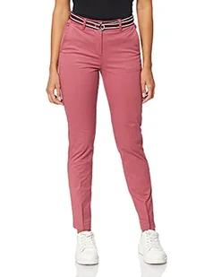 Tommy Hilfiger Damskie spodnie chinosy Hailey Slim Co Twill, Mglisty czerwony, 34W - Spodnie damskie - miniaturka - grafika 1