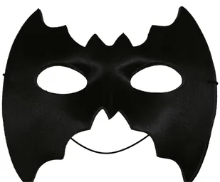 Maska piankowa Nietoperz, czarna - Dodatki do strojów karnawałowych - miniaturka - grafika 1