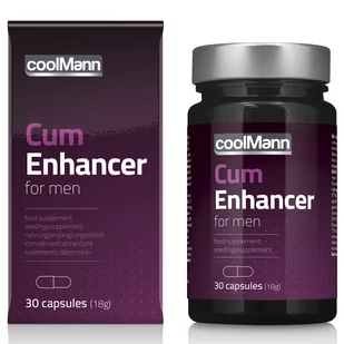 Cobeco Cobeco Coolmann Cum Enhancer (30 Caps) - Kapsułki poprawiające jakość nasienia - Kosmetyki erotyczne - miniaturka - grafika 1