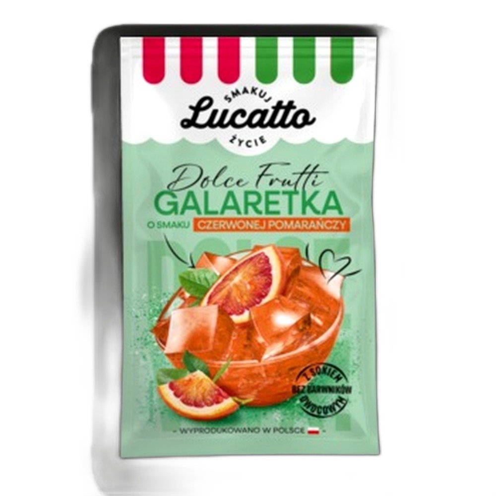 Galaretka o smaku czerwonej pomarańczy 70 g