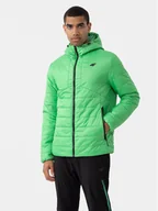 Kurtki męskie - 4F Kurtka zimowa 4FAW23TDJAM245 Zielony Regular Fit - miniaturka - grafika 1