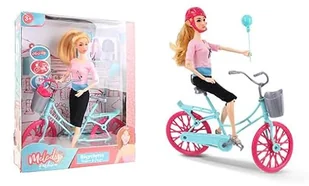 MELODY - Lalka, która jeździ na rowerze - Melody City - Lalka manekin - 126648 - Różowy - Plastik - Figurka - Lalka - Zabawka dla dzieci - Urodziny - Od 3 lat - Manekiny wystawowe - miniaturka - grafika 1