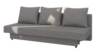 Sofa rozkładana z funkcją spania AMAZA szara - Sofy i kanapy - miniaturka - grafika 1