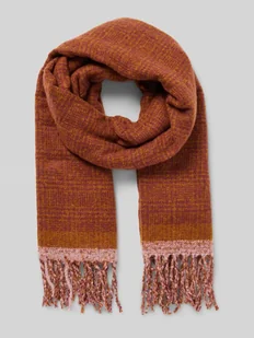 Szal z frędzlami model ‘AROOXY’ - Apaszki i szaliki damskie - miniaturka - grafika 1