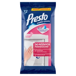Presto CHUSTECZKI GOSPODARCZE PRESTO CLEAN ANTYSTATYCZNE 72 SZT. - Inne artykuły czyszczące - miniaturka - grafika 4