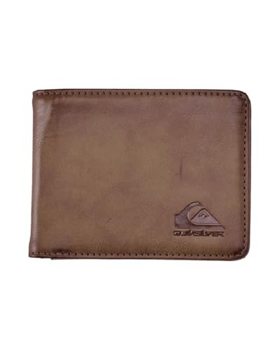 Quiksilver Slim Rays - składany portfel dla mężczyzn, Czekoladowy Brąz, S, OBCISŁY