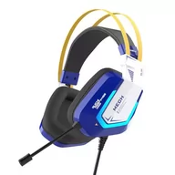 Słuchawki - Dareu EH732 USB RGB (niebieskie) - miniaturka - grafika 1