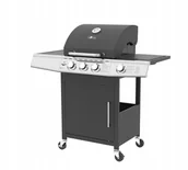 Grille gazowe - GRILL GAZOWY EL FUEGO MIAMI 3+1 ŻELIWNY RUSZT 11.5kW PODWÓJNA POKRYWA ! - miniaturka - grafika 1