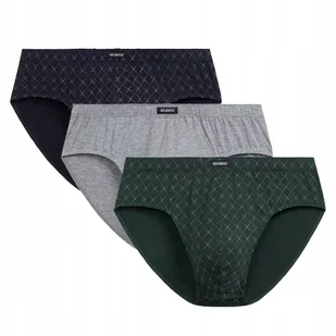 MAJTKI MĘSKIE slipy klasyczne bawełniane 3MP-205 wygodne Atlantic *XXL - Majtki męskie - miniaturka - grafika 1