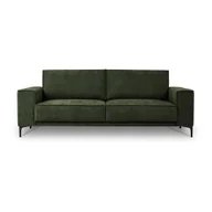 Sofy i kanapy - Zielona sofa z tkaniny szenilowej 224 cm Copenhagen – Scandic - miniaturka - grafika 1