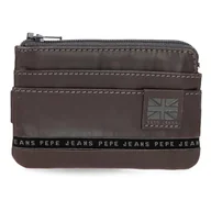 Portfele - Pepe Jeans Torebka z paskiem na karty Brązowy 11x7x1,5 cm Skóra by Joumma Bags, Brązowy brązowy, Talla única, Portfel na karty - miniaturka - grafika 1
