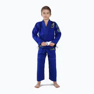 Kimona, stroje i obuwie - GI do brazylijskiego jiu-jitsu dla dzieci Ground Game Junior 3.0 niebieskie - miniaturka - grafika 1