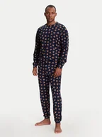 Piżamy męskie - United Colors Of Benetton Piżama 38DK4P02L Granatowy Regular Fit - miniaturka - grafika 1