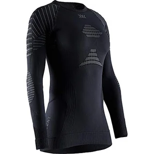 X-Bionic X-Bionic Damska koszulka INVENT 4.0 ROUND NECK LONG SLEEVES, czarna/Charcoal, XS IN-YT06W19W - Koszulki i topy damskie - miniaturka - grafika 1