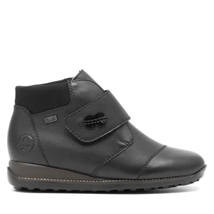Botki Rieker 44255-00 Czarny - Botki damskie - miniaturka - grafika 1