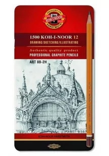 Koh-i-noor Ołówek grafitowy 1502 II techniczny artystyczny - Ołówki - miniaturka - grafika 2