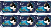 Mokra karma dla kotów - Purina Felix Fantastic Rybne Smaki w galaretce 72x85g 50111-uniw - miniaturka - grafika 1