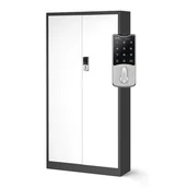 Szafy biurowe - JAN NOWAK model DANIEL biurowa szafa metalowa z zamkiem elektronicznym na akta - miniaturka - grafika 1