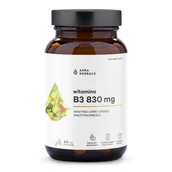 Witaminy i minerały - Aura Herbals Witamina B3 830mg Suplement Diety 60 Kapsułek - miniaturka - grafika 1