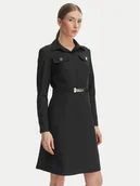 Sukienki - Rinascimento Sukienka koktajlowa CFC0127909003 Czarny Regular Fit - miniaturka - grafika 1