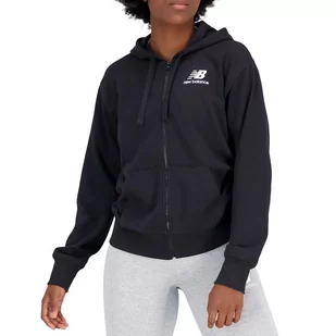 Bluza New Balance WJ31530BK - czarna - Bluzy sportowe damskie - miniaturka - grafika 1