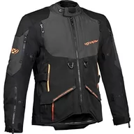 Odzież motocyklowa - Ixon, Ragnar kurtka motocyklowa czarny antracyt pomarańczowy, L - miniaturka - grafika 1