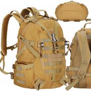 Plecaki - Plecak turystyczny wojskowy pojemny na wędrówki militarna zieleń - miniaturka - grafika 1
