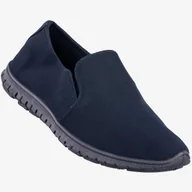 Sneakersy damskie - Sneakersy Damskie Wsuwane Buty Sportowe Lekkie Granatowe Bella Paris CB859-47 38 Granatowy - miniaturka - grafika 1