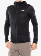Bluzy sportowe męskie - Bluza z kapturem The North Face Bolt Polartec Hoodie - tnf black - miniaturka - grafika 1