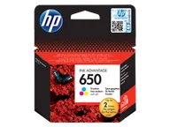Tusze zamienniki - Tusz oryginalny HP 650 CMY - miniaturka - grafika 1