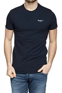 Pepe Jeans Koszulka męska, Niebieski (Dulwich), M - Koszulki męskie - miniaturka - grafika 1