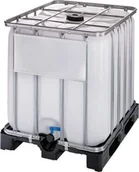 Zbiorniki na deszczówkę - Werit-P Kontener IBC 1000 l ST NW 150/50 na palecie z tworzywa sztucznego wym. 1200 x 1000x 1163 mm - miniaturka - grafika 1