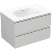 Szafki łazienkowe - Mexen Orio szafka łazienkowa 70 cm z umywalką Vela, 2 szuflady, szara mat/biała mat - 91A10-07047-2-BFF62-W23M01 - miniaturka - grafika 1