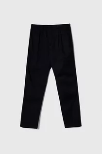 Spodnie i spodenki dla dziewczynek - Tommy Hilfiger jeansy kolor granatowy gładkie - grafika 1