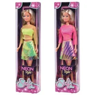 Lalki dla dziewczynek - Lalka Steffi Love Neonowy styl, 2 rodzaje Simba - miniaturka - grafika 1